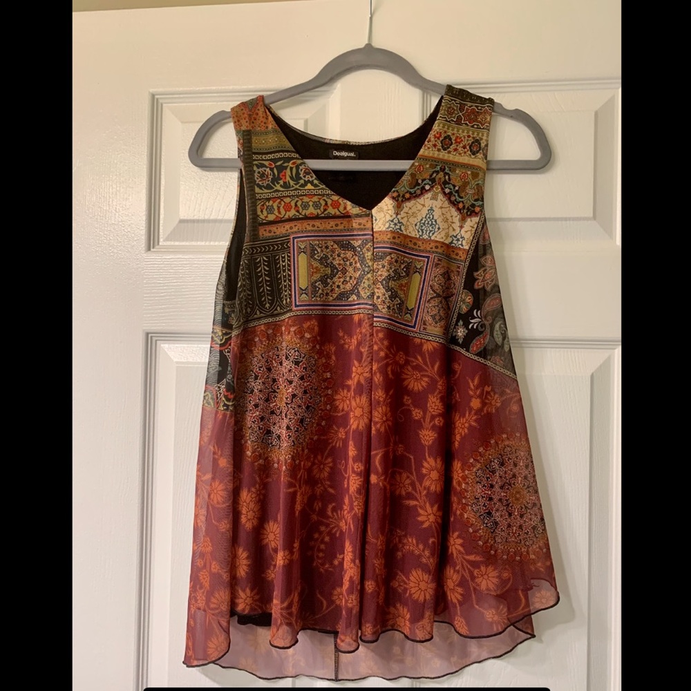 Desigual Size M Bohemian Tank Top ~ Gently Worn